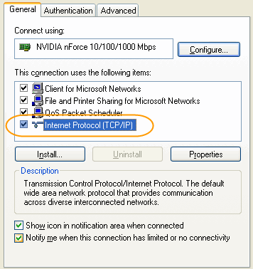 Modificar o Servidor DNS