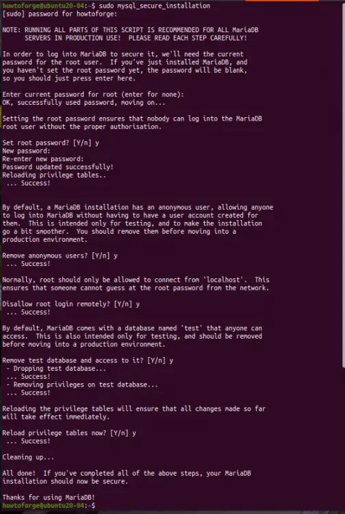 MySQL 보안 설정