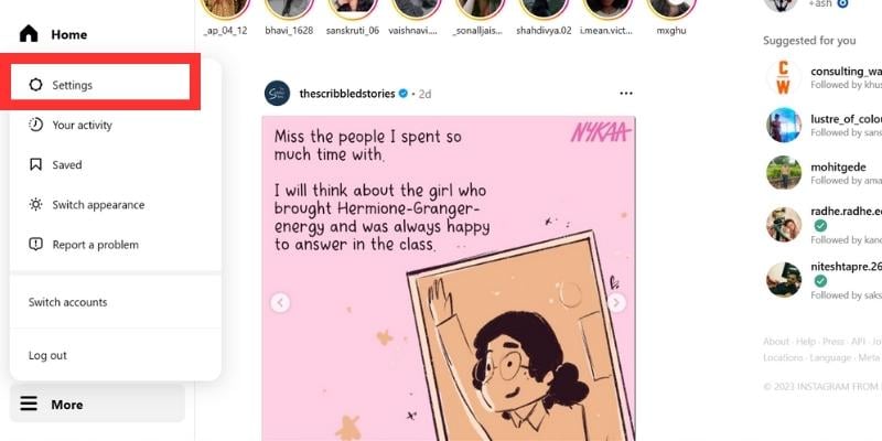 come scollegare facebook e instagram utilizzando il web di instagram 2