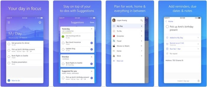 AndroidおよびiOS向けの最高のTo-Doおよびリマインダーアプリ - Wunderlistの代替Microsoft To Do