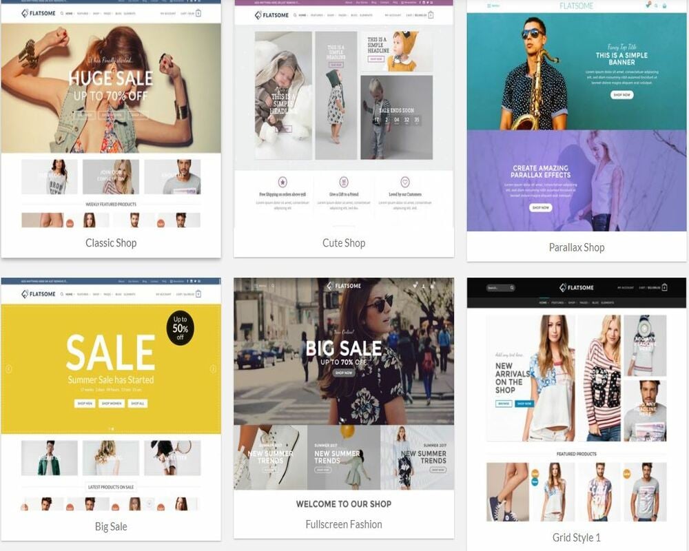 最高のeCommerce WordPressテーマ - Flatsome