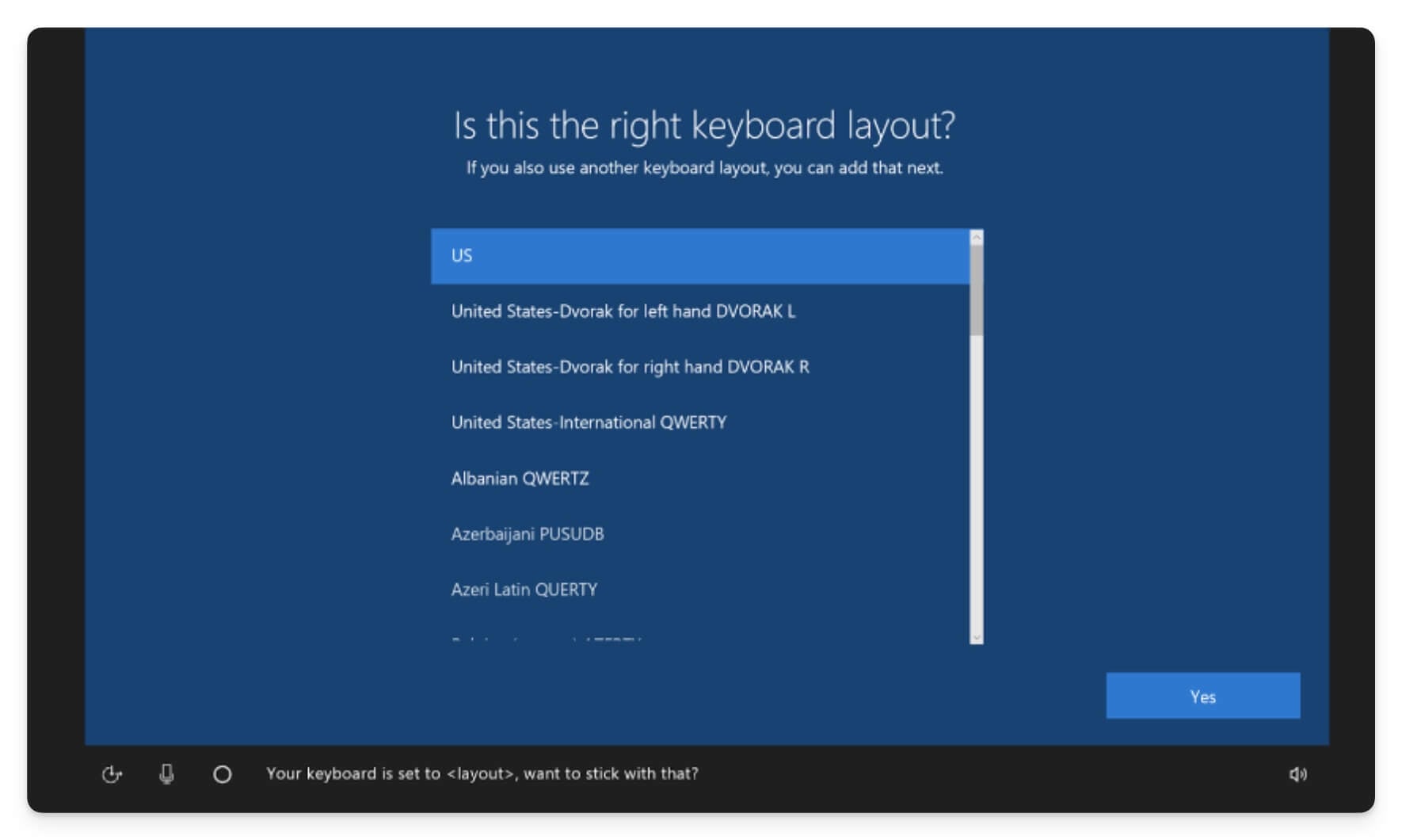Windows 10 시작 화면