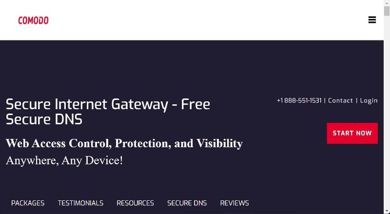 Comodo Secure DNS
