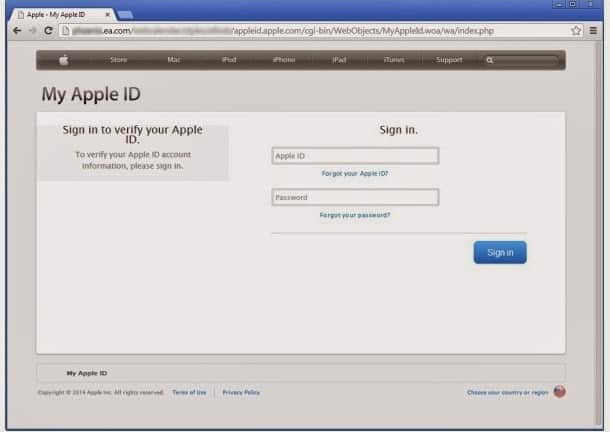 IDs e senhas da Apple roubados com um servidor da Electronic Arts (EA) hackeado hospedando páginas de phishing