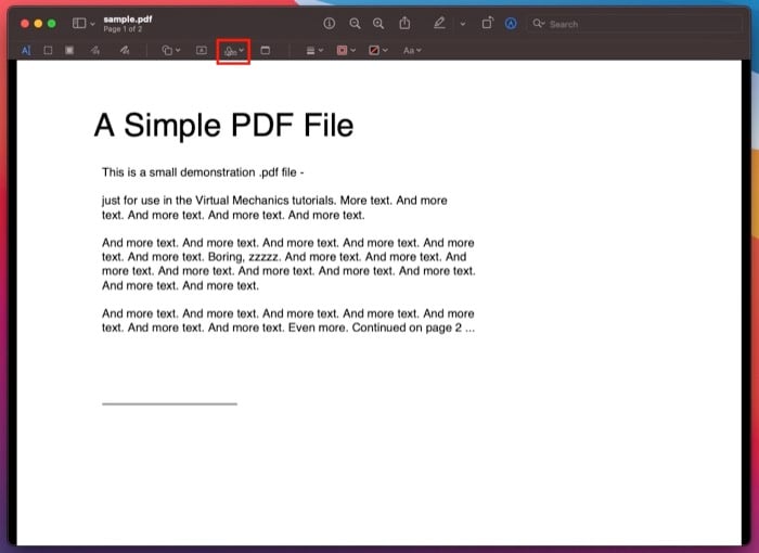 firmar electrónicamente un documento pdf en mac