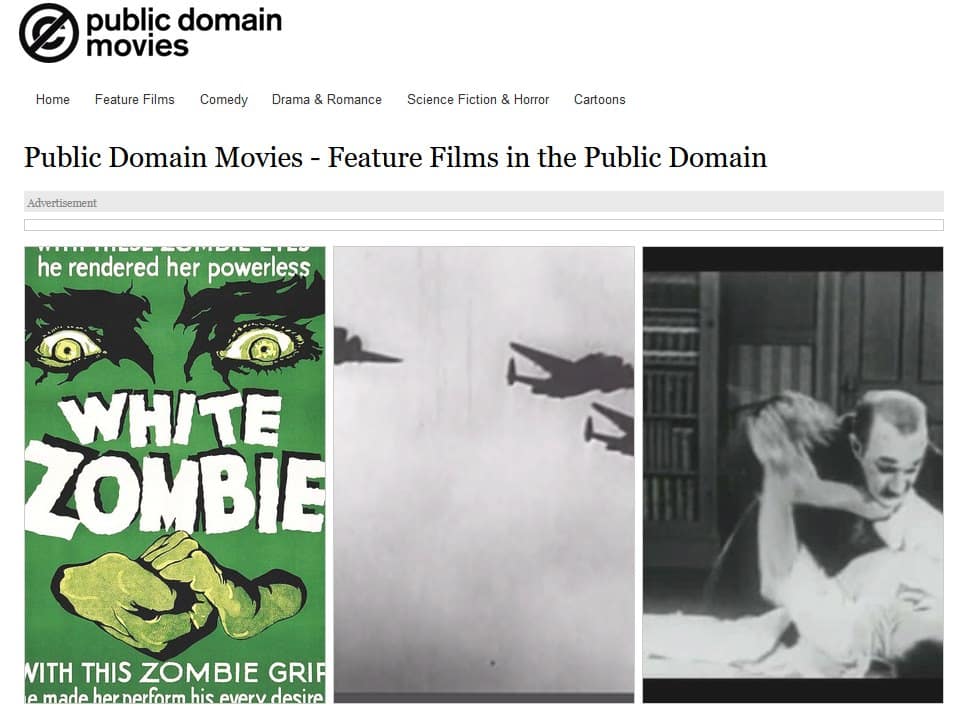 Filmes de Domínio Público