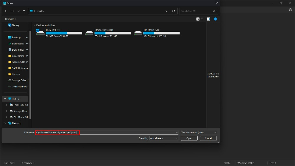 Windows-Dateipfade