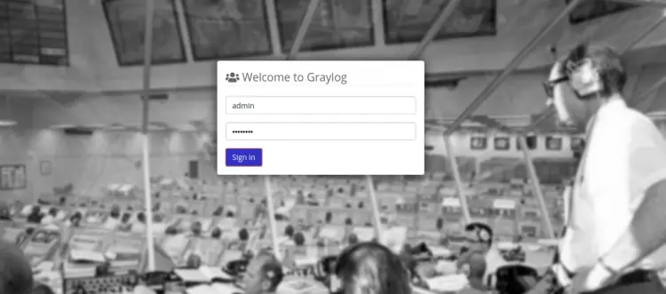 Graylog 로그인