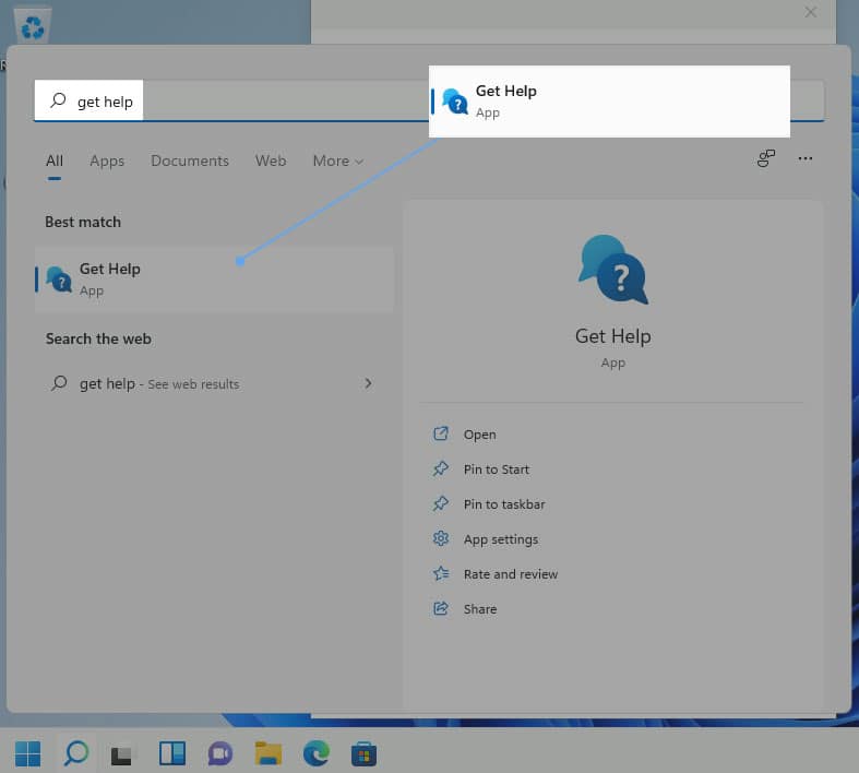 Windows 11でヘルプを取得