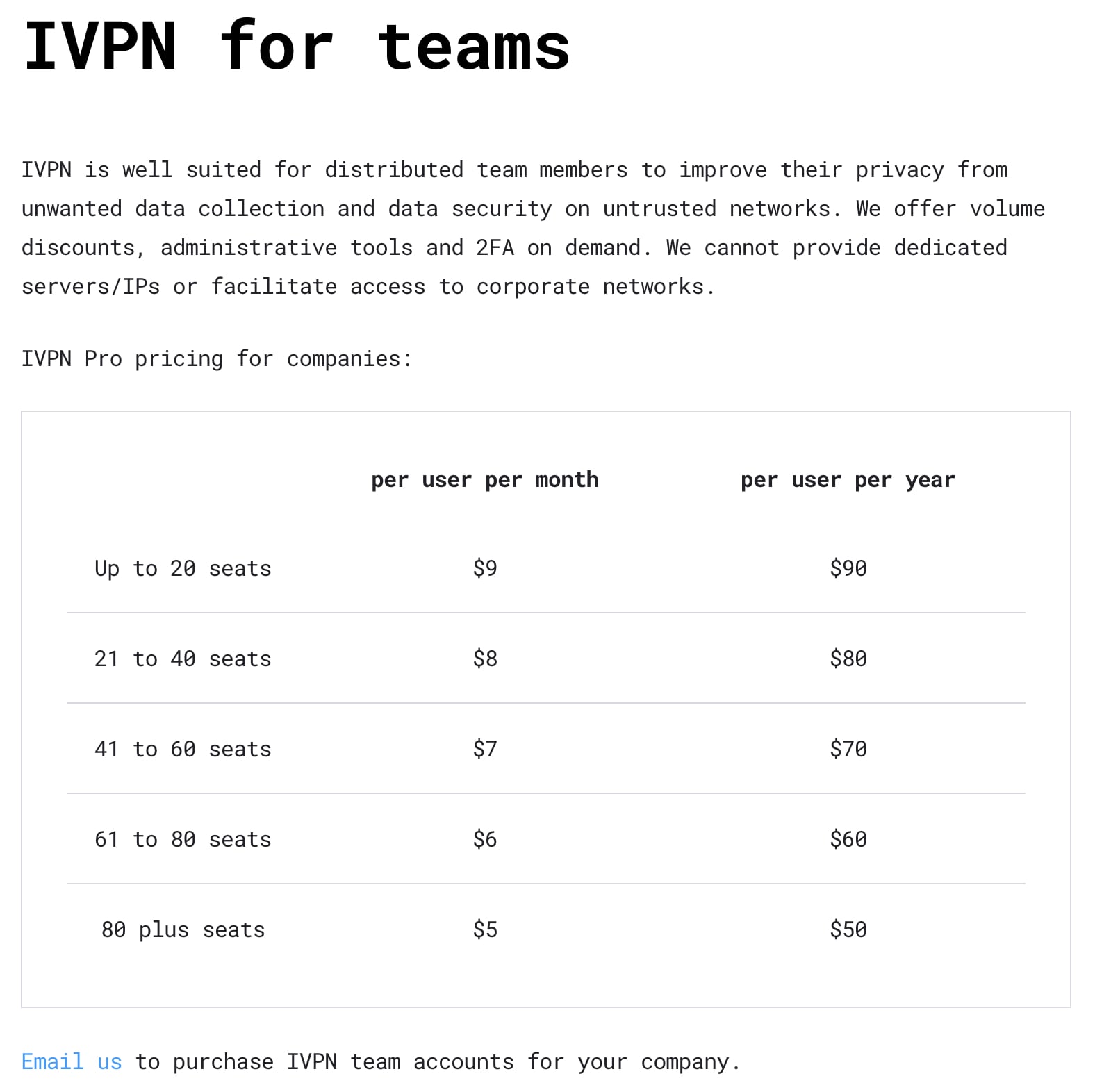 ivpn - mejor software de vpn para empresas