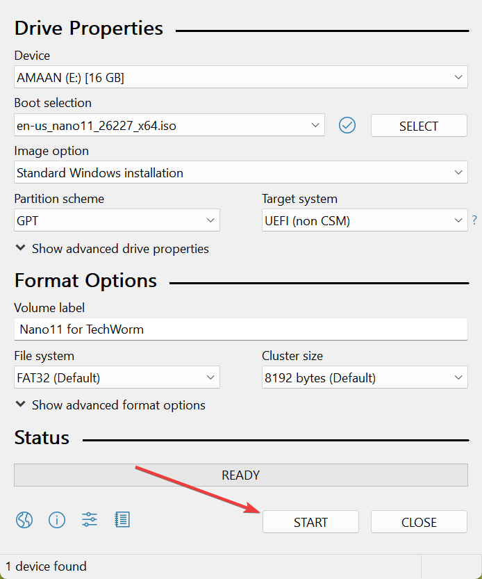 Lien de téléchargement de Nano11 ISO