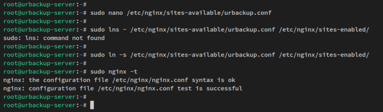 Nginx einrichten
