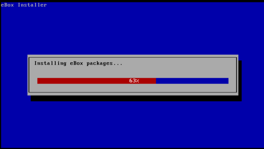Installation der eBox Platform