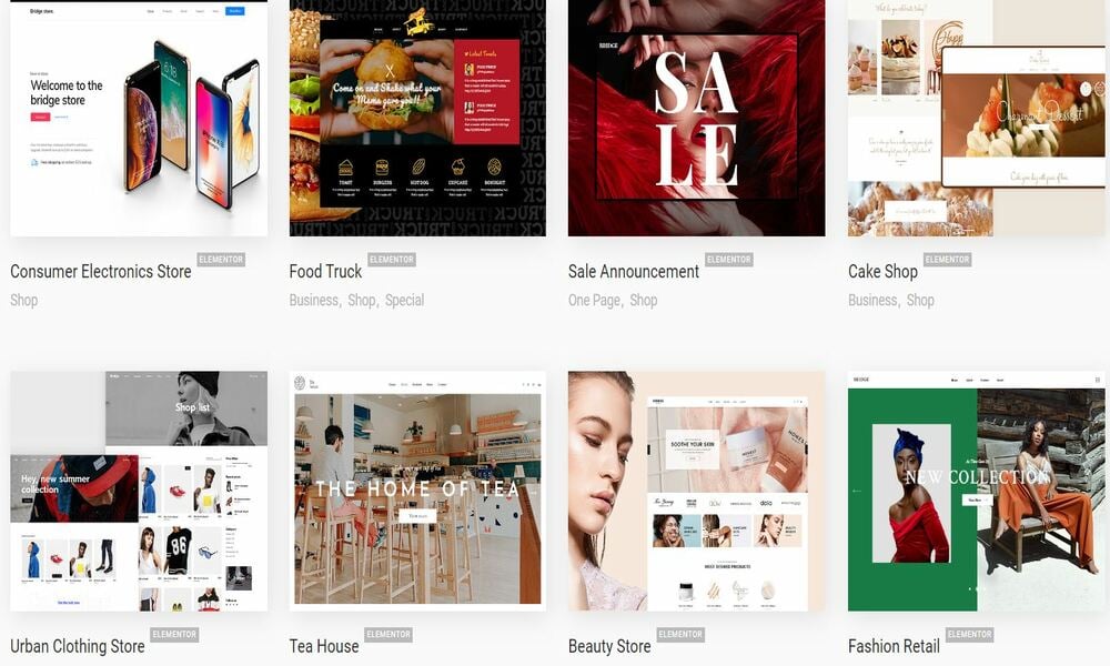 最高のWordPress eCommerceテーマ - Bridge
