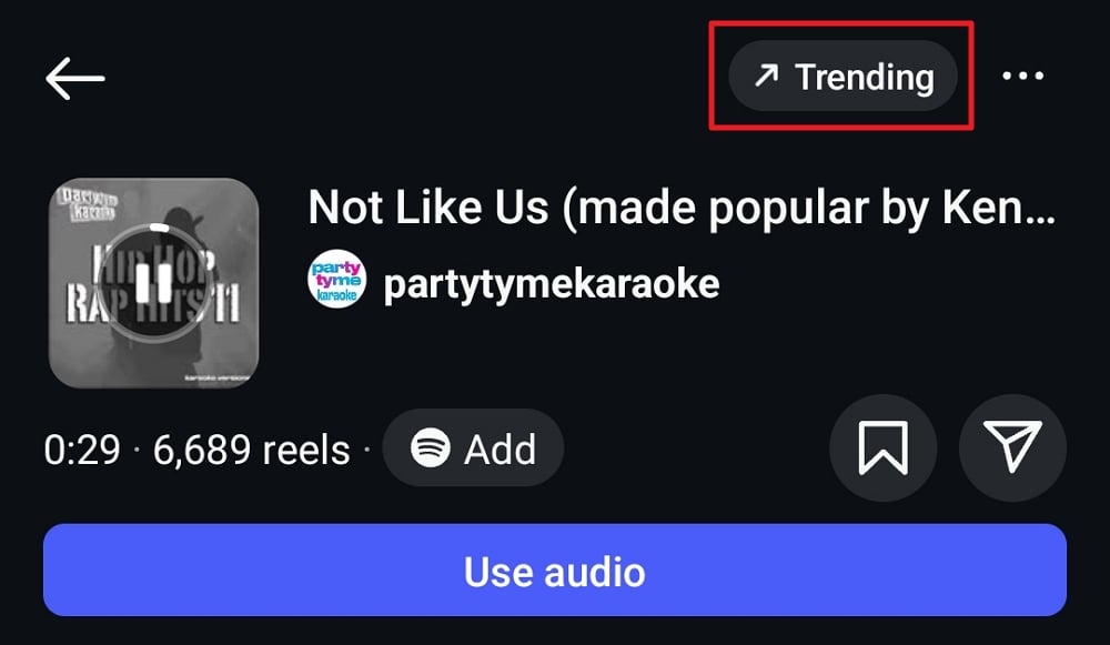 audio en tendencia en instagram