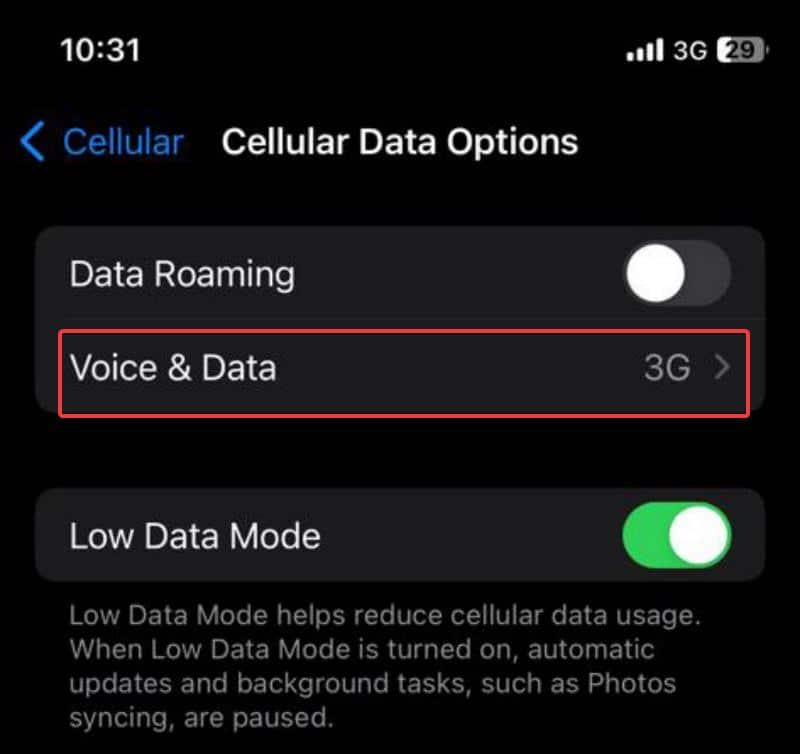 Voz y datos