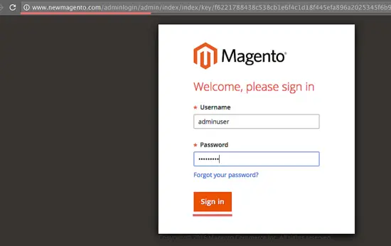 Magento-Admin-Login