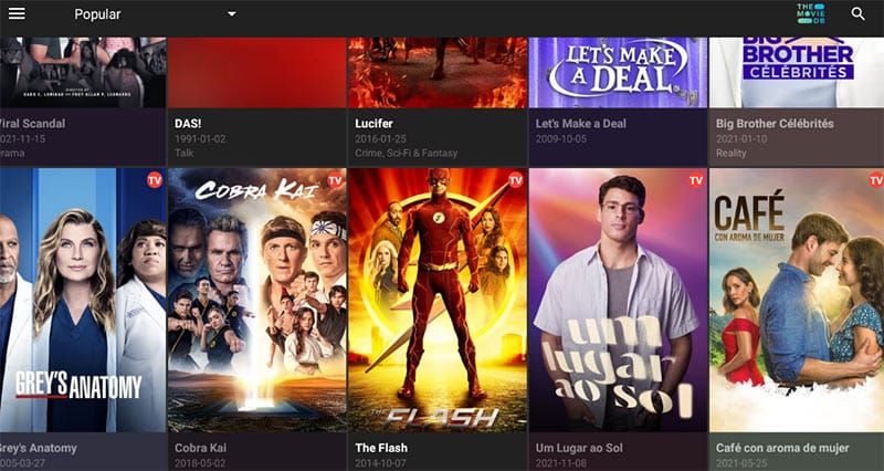 Cinema HD alternativa a Showbox