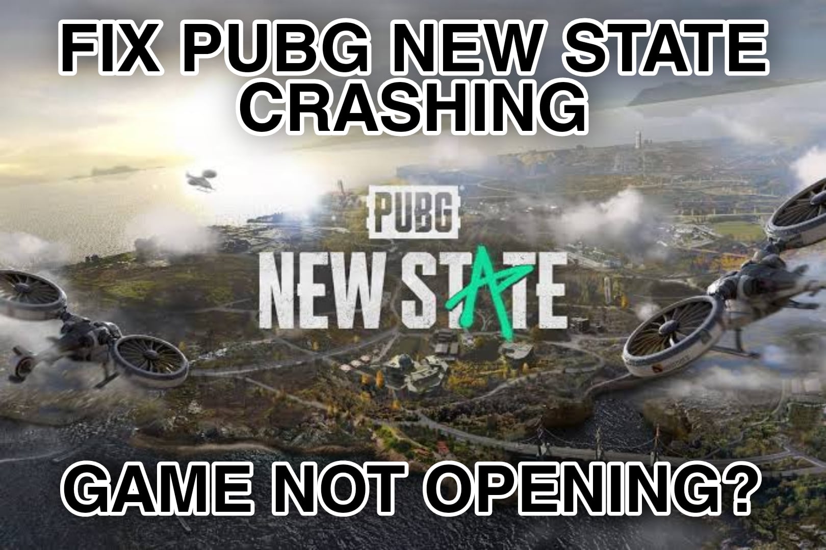 come risolvere il crash di pubg new state