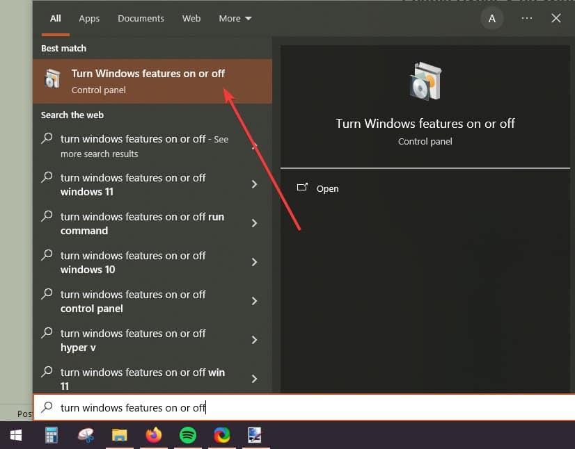 Activer hyperV pour l'émulateur Windows XP