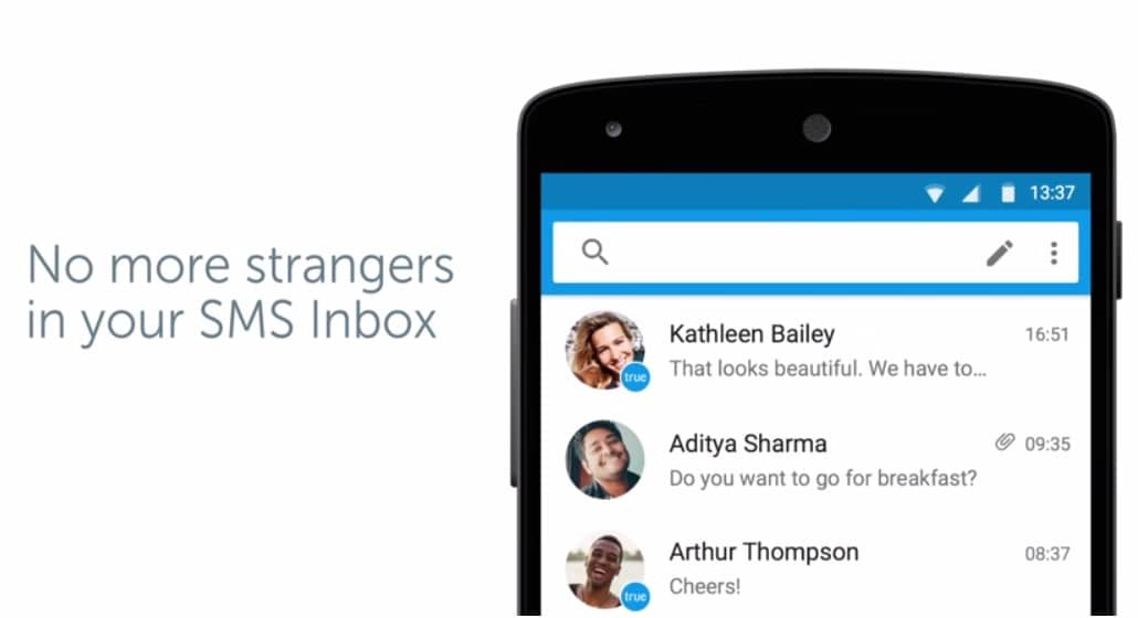 aplicativo truemessenger do truecaller android