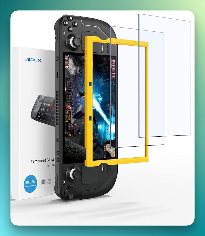jsaux steam deck screen protector