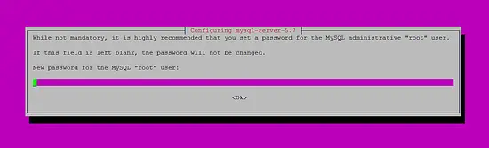 Escribe la contraseña de MySQL.