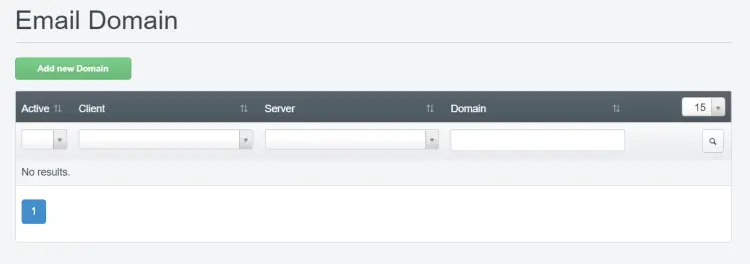 Ajouter un domaine email