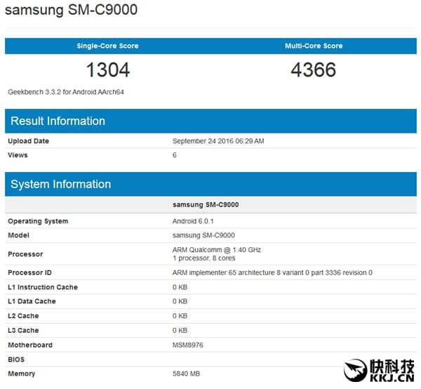 samsung galaxy c9 