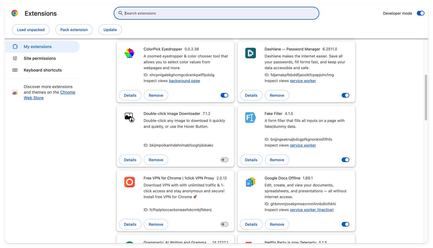 désactiver ou supprimer des extensions indésirables sur chrome