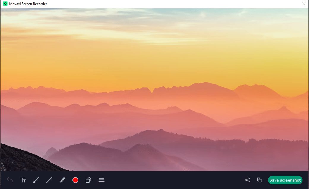 Movavi Modalità screenshot