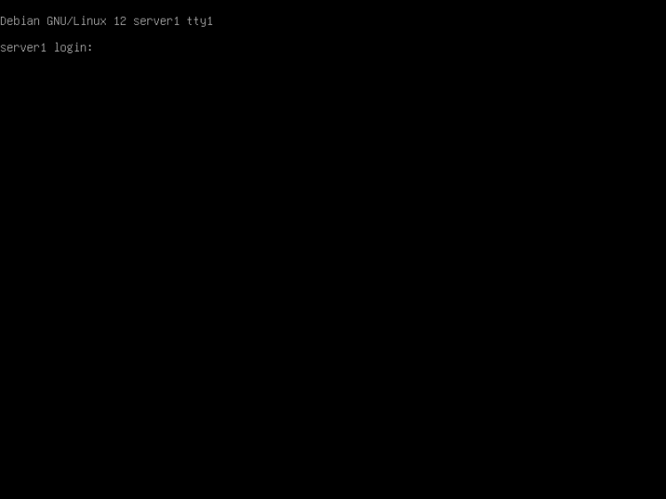 Debian 11 (Bullseye)サーバーの最初のブート