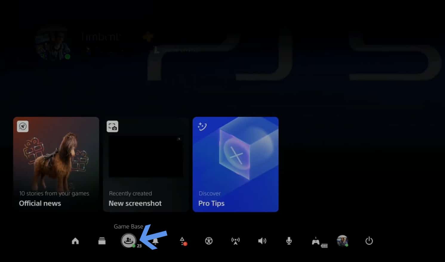 Wallpaper auf PS5 ändern
