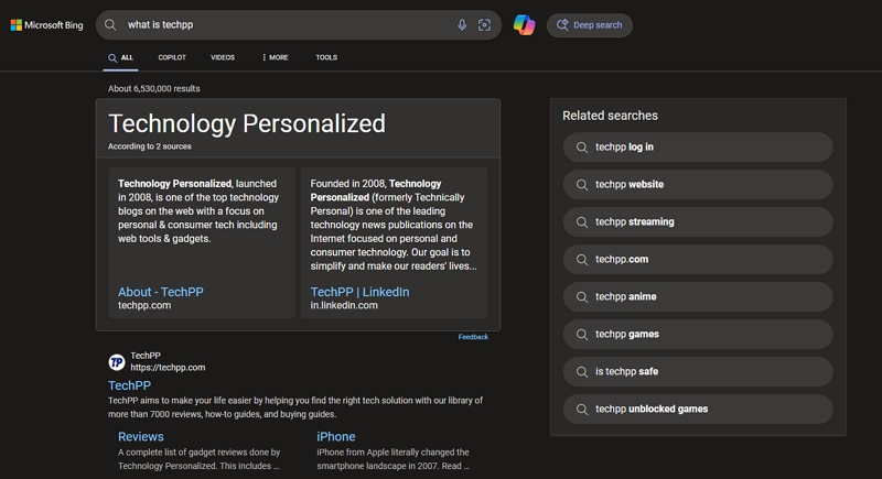 techpp en bing