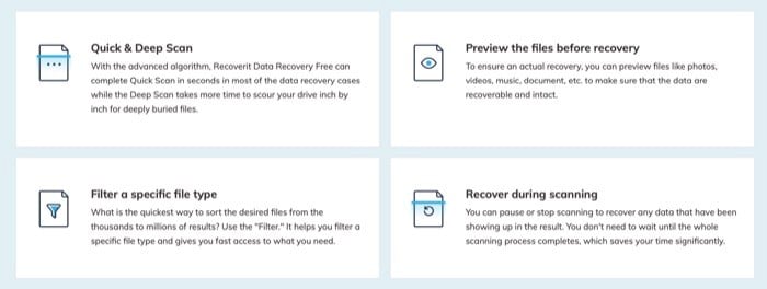 caratteristiche di wondershare recoverit