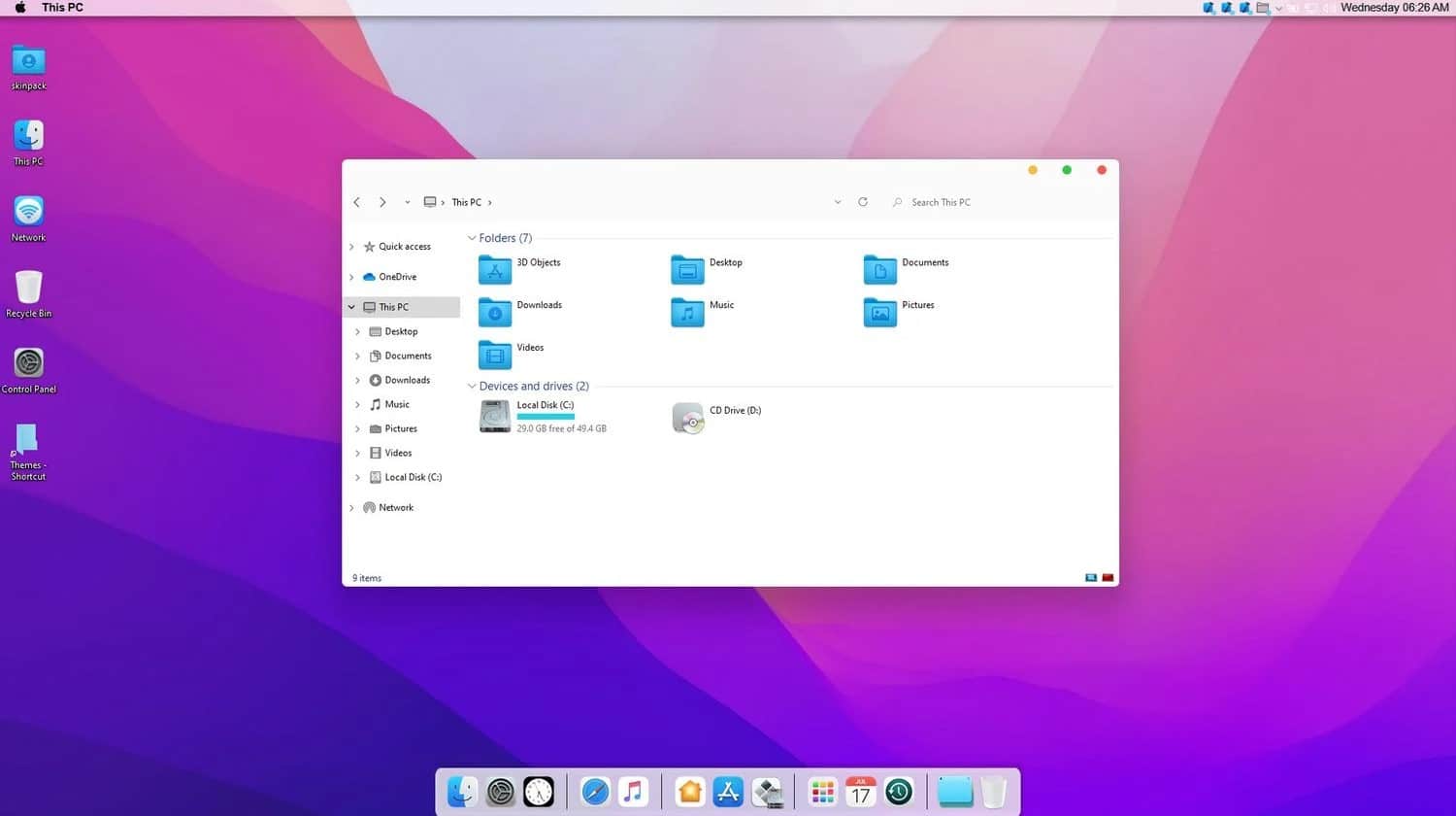 macOS для Windows 7