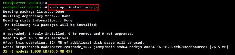 установить nodejs lts