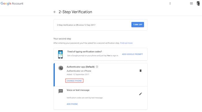 come spostare google authenticator su un nuovo telefono - spostare authenticator 1