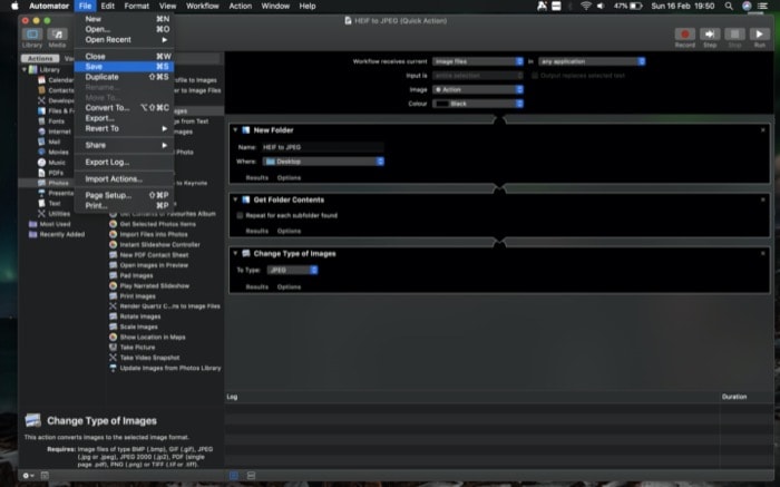come convertire immagini heif in jpg su mac - crea un servizio per convertire immagini heif in jpeg 8