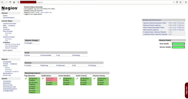 Nagios-Dashboard