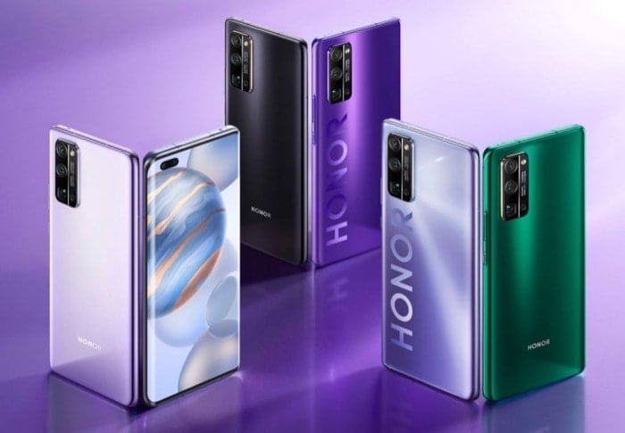 Honor 30 zusammen mit Honor 30 Pro und Honor 30 Pro+ in China - Honor 30-Serie