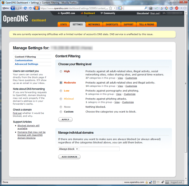 opendns_content_filtering_levels