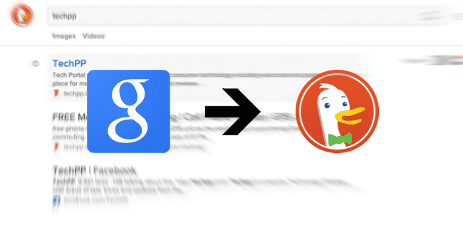 google à duckduckgo