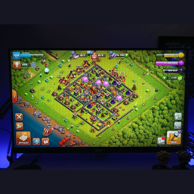 jogar clash of clans no pc