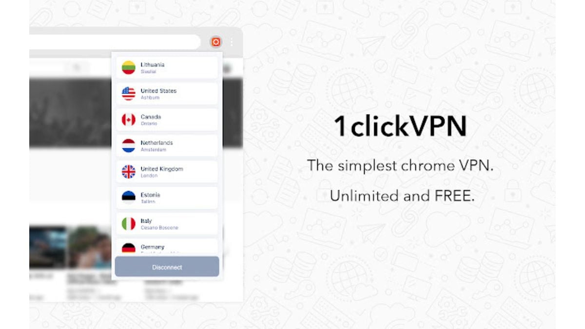 1clickvpn erweiterung für google chrome