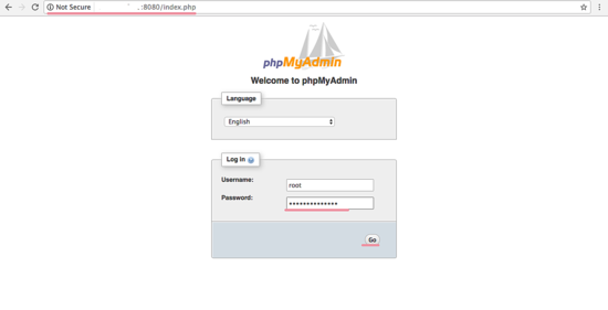 phpmyadmin 도커 컨테이너