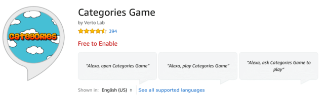 le migliori abilità di amazon alexa per bambini per aiutarli a imparare in modo divertente - gioco delle categorie abilità alexa e1542182763538