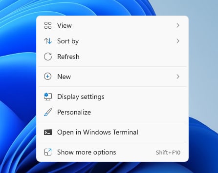 Menu Contextual - Windows 11