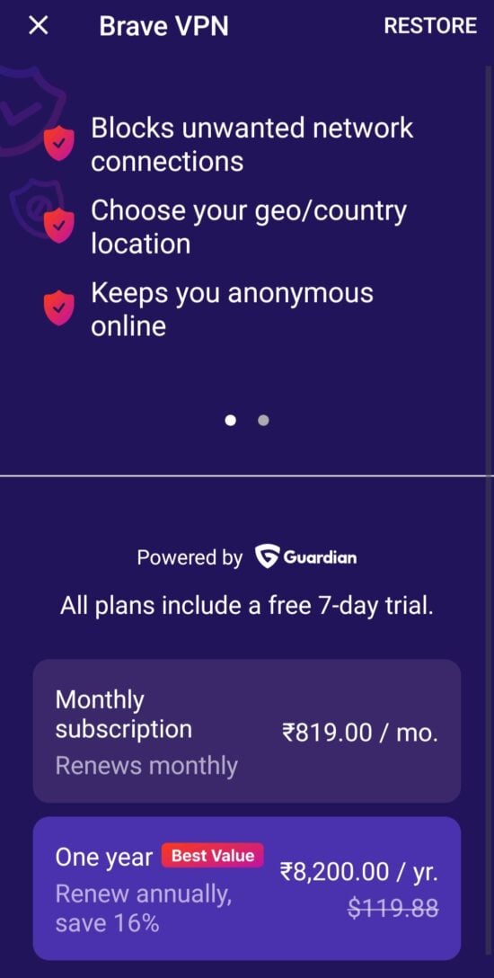 brave vpn