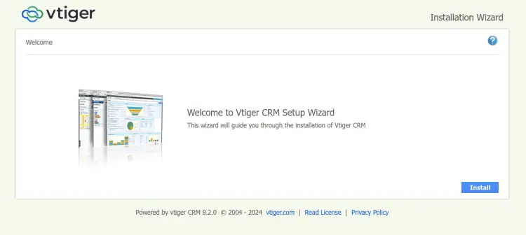 установить vtiger